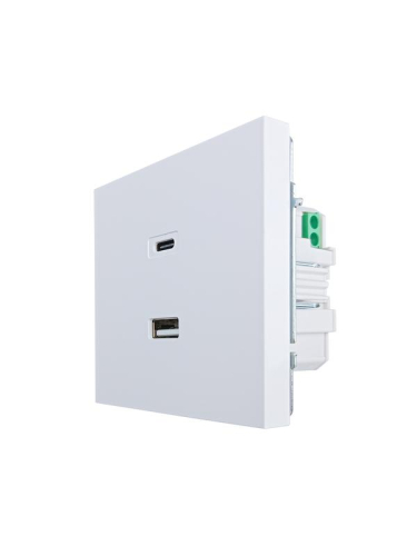 Розетка Type-C+ USB разъем СП ZIMA IP20 бел. LEZARD 704-0288-192TC фото 4 Розетка Type-C+ USB разъем СП ZIMA IP20 бел. LEZARD 704-0288-192TC фото 4