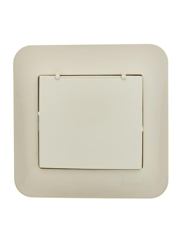 Розетка 1-м СП ASTI 16А IP20 с заземл. с крышкой термопласт в сборе крем. LEZARD 7081-0303-123В Розетка 1-м СП ASTI 16А IP20 с заземл. с крышкой термопласт в сборе крем. LEZARD 7081-0303-123В