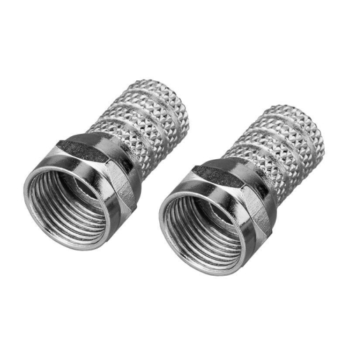 Разъем антенный на кабель штекер F для кабеля RG-6 (уп.2шт) Rexant 06-0004-A2 Разъем антенный на кабель штекер F для кабеля RG-6 (уп.2шт) Rexant 06-0004-A2
