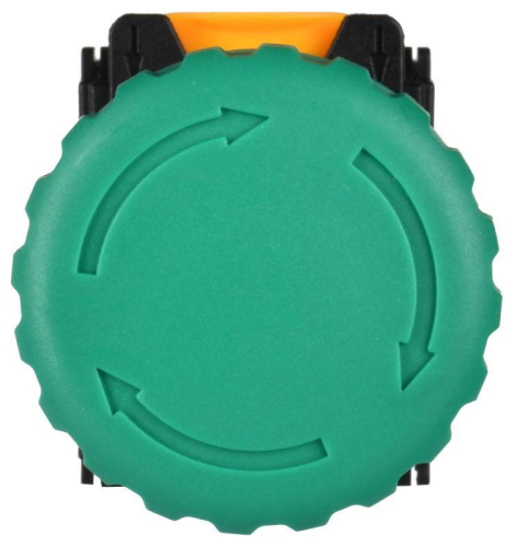 Кнопка "Грибок" 1НО+1НЗ MASTER поворотн. с фиксацией зел. IEK MI-BG60-11ZS-3-23-K06 фото 4