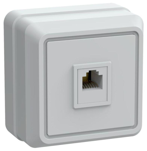 Розетка телефонная 1-м ОП Октава РТ20-ОБ IP20 бел. GENERICA ETO10-K01-DC Розетка телефонная 1-м ОП Октава РТ20-ОБ IP20 бел. GENERICA ETO10-K01-DC