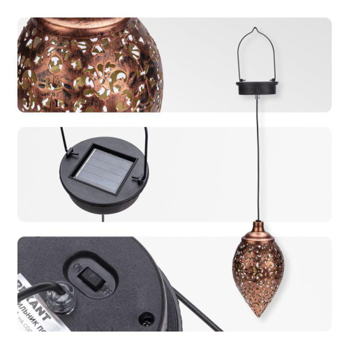 Светильник подвесной Фатих 3000К встроен. аккумулятор солнечная панель коллекция Стамбул Rexant 602-2402 фото 5 Светильник подвесной Фатих 3000К встроен. аккумулятор солнечная панель коллекция Стамбул Rexant 602-2402 фото 5