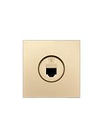 Розетка телефонная евро СП ZIMA IP20 зол. LEZARD 704-3688-137