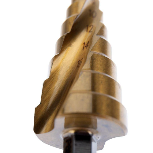 Сверло ступенчатое по металлу ТИТАН 4.0-20.0мм Kranz KR-12-6611 фото 5