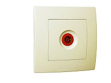 Розетка телевизионная проходная Lillium Makel 32010007