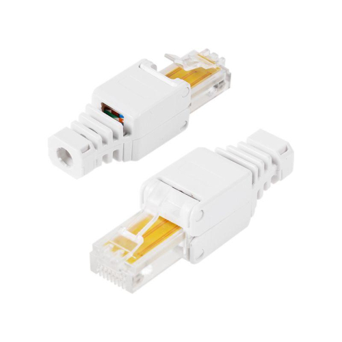 Джек штекер RJ45 8Р8С быстрозажимной ручной Rexant 05-1051 Джек штекер RJ45 8Р8С быстрозажимной ручной Rexant 05-1051