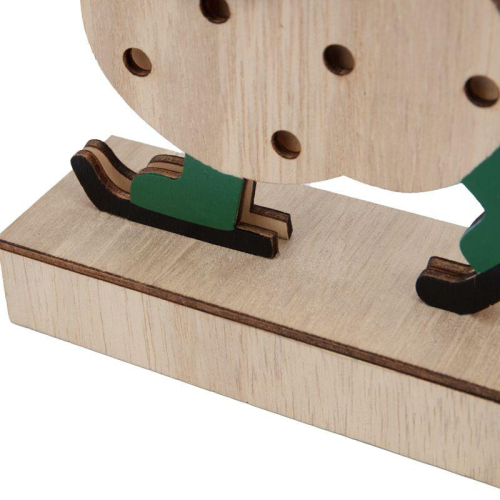 Фигура деревянная "Снеговик" 18см 5LED тепл. бел. 0.1Вт IP20 с подсветкой Neon-Night 504-017 фото 6