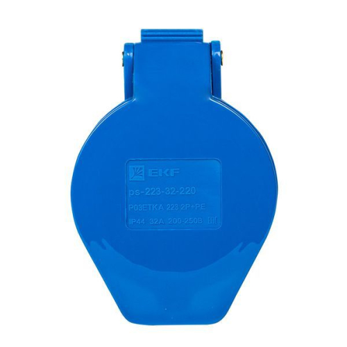 Розетка кабельная 32А 220В 2Р+РЕ IP44 (223) EKF ps-223-32-220 фото 3