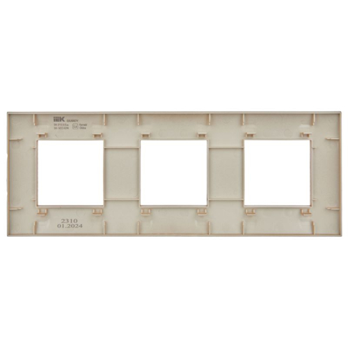 Рамка 3-м SKANDY SK-F03Sa песочн. IEK SK-M32-K98 фото 4