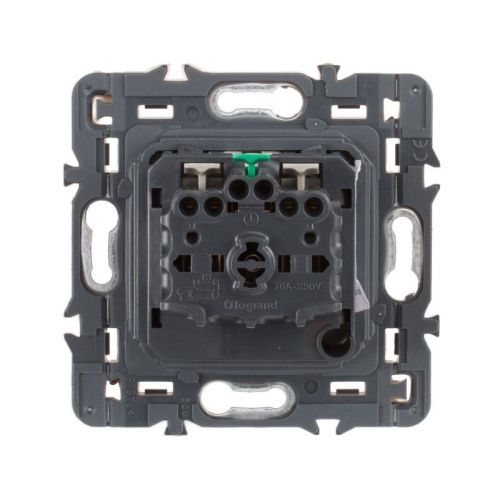 Розетка 1-м 2мод. Celiane 16А IP20 2P+E немецк. стандарт безвинтов. клеммы с плоск. лицев. панелью механизм титан Leg 067167 фото 4 Розетка 1-м 2мод. Celiane 16А IP20 2P+E немецк. стандарт безвинтов. клеммы с плоск. лицев. панелью механизм титан Leg 067167 фото 4