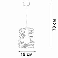 Подвес 1хE27 макс. 60Вт Vitaluce V4144/1S