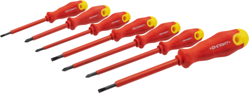 Набор отверток диэлектрических 90 356 OHT-Оtd01-H7 (7 предметов) ОНЛАЙТ 90356 фото 2 Набор отверток диэлектрических 90 356 OHT-Оtd01-H7 (7 предметов) ОНЛАЙТ 90356 фото 2