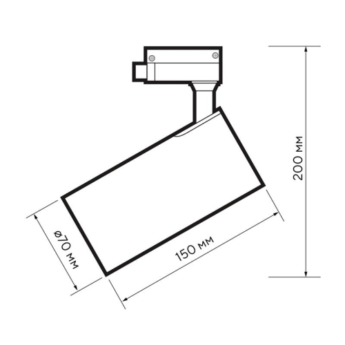 Светильник светодиодный трековый PTR 0730 Food Meat 30Вт IP40 24град. WH бел. Pro+ JazzWay 5026629 фото 5