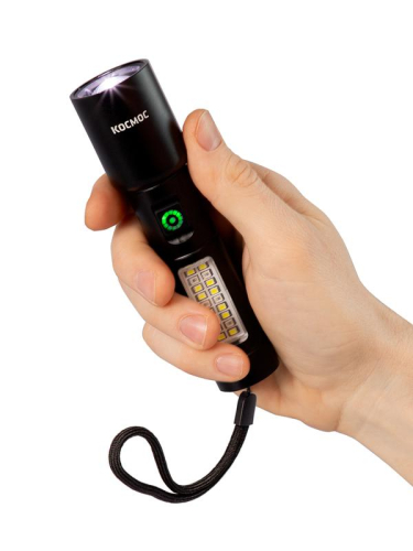 Фонарь ручной аккум. 10Вт LaserLED/широк.cвет/Li-ion 1200мА.ч алюм. КОСМОС (KOC134Lit) фото 5 Фонарь ручной аккум. 10Вт LaserLED/широк.cвет/Li-ion 1200мА.ч алюм. КОСМОС (KOC134Lit) фото 5