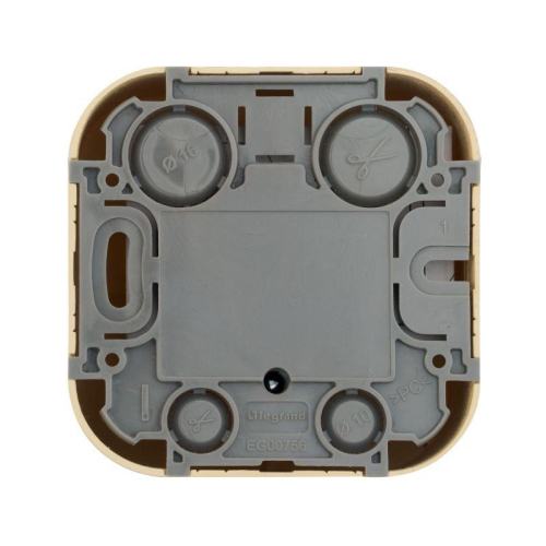 Розетка телевизионная TV 1-м ОП Quteo IP20 с топологией "звезда" дерево IEK 782269 фото 2