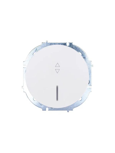 Выключатель проходной 1-кл. СП OSEN 10А IP20 с подсветкой механизм бел. LEZARD 743-0288-114