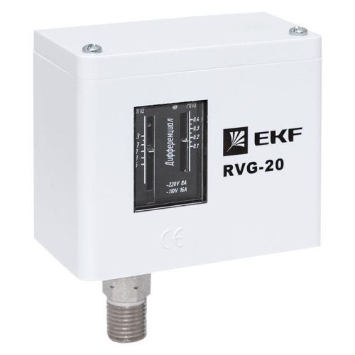 Реле избыточного давления RVG-20-1.6 (1.6МПа) EKF RVG-20-1.6 фото 4