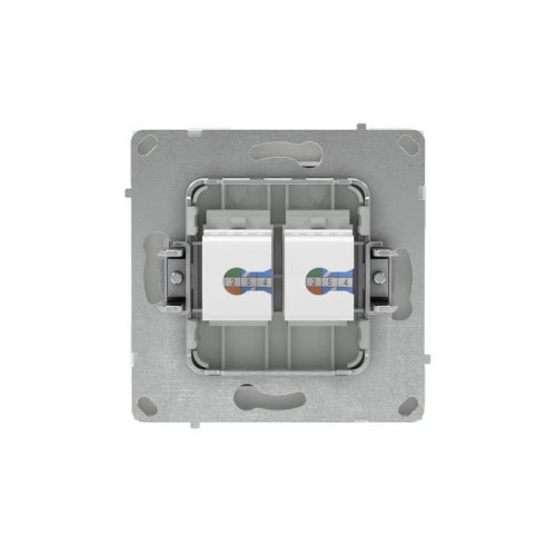 Розетка компьютерная 2-м KANT RJ45 кат.6A без шторки бел. песок DKC 7010674 фото 3 Розетка компьютерная 2-м KANT RJ45 кат.6A без шторки бел. песок DKC 7010674 фото 3