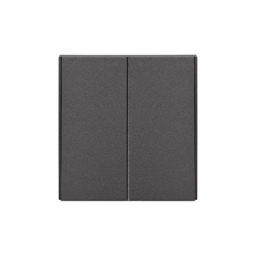 Выключатель 2-кл. СП STRONG MIELE 10А графит Kranz KR-78-0706-6