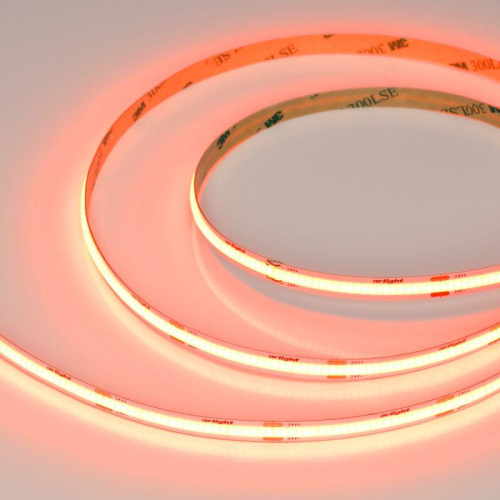 Лента светодиодная COB-X480-8mm 24V Orange 8Вт/м IP20 (уп.5м) Arlight 047738