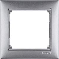Рамка 1-м Valena алюм. IEK 770151