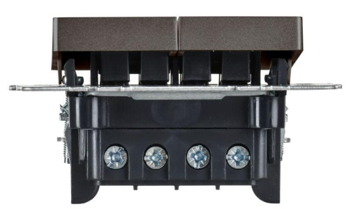 Выключатель перекрестный 2-кл. СП BRITE ВС10-2-3-БрТБ 10А механизм бронза IEK BR-V23-0-10-K45 фото 4