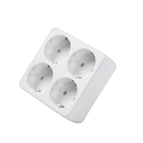 Разветвитель 4-м квадрат с заземл. 16А 3500Вт 250В бел. DОМТОК 2661 Разветвитель 4-м квадрат с заземл. 16А 3500Вт 250В бел. DОМТОК 2661