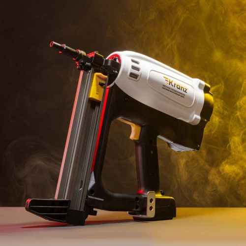 Пистолет монтажный газовый гвоздезабивной GN95 95Дж длина гвоздей 15-40мм d2.7-3мм KRANZ KR-16-1650 фото 2