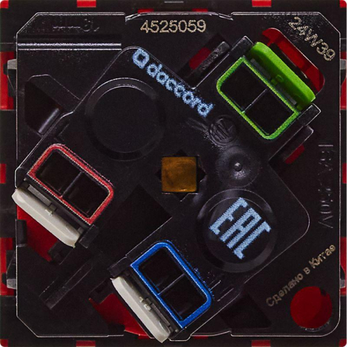 Розетка 2мод. 16А 250В 45град. с заземл. защ. шторки безвинт. зажимы красн. ИЭК Leg 4525059 фото 7