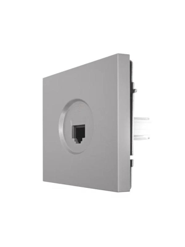 Розетка телефонная евро СП ZIMA IP20 сер. матов. LEZARD 704-7488-137 фото 2