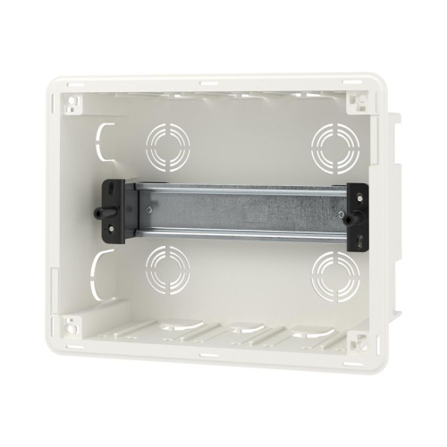 Щиток встраиваемый Фрейм (FRAME) 8мод. IP41 с тонированной дверцей с 2 шинами PEN на 6 и 8 отверст. бел. DKC F08B1WD фото 4 Щиток встраиваемый Фрейм (FRAME) 8мод. IP41 с тонированной дверцей с 2 шинами PEN на 6 и 8 отверст. бел. DKC F08B1WD фото 4