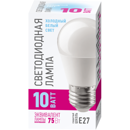 Лампа светодиодная 82 913 OLL-G45-10-230-4K-E27-PROMO 10Вт шар 4000К E27 220-240В ОНЛАЙТ 82913 фото 2 Лампа светодиодная 82 913 OLL-G45-10-230-4K-E27-PROMO 10Вт шар 4000К E27 220-240В ОНЛАЙТ 82913 фото 2