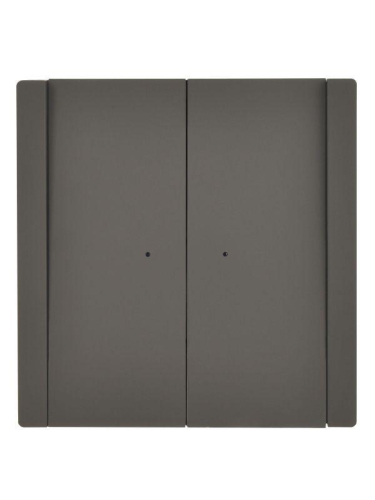 Выключатель проходной 2-кл. СП FORTE&PIANO 10А FP308 с индикацией сер. IEK FP-V22-1-10-1-K03 фото 2