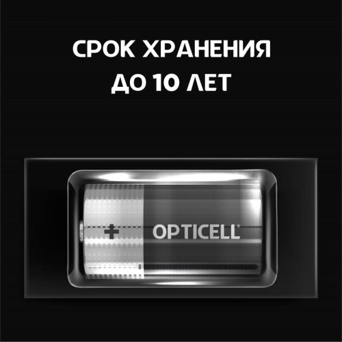 Элемент питания алкалиновый C/LR14 1.5В (блист. 2шт) Basic Opticell 5051004/6051004 фото 2