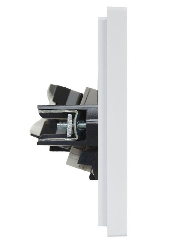 Розетка 2-м RJ11+RJ45 кат.5E FORTE&PIANO FP235 бел. IEK FP-KT20-O-1-K01 фото 4