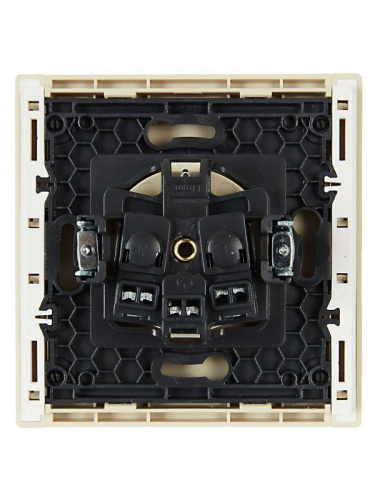 Розетка СП FORTE&PIANO FP416 16А с заземл. без защ. шторок винт. крепл. ваниль IEK FP-R11-16-K10 фото 3