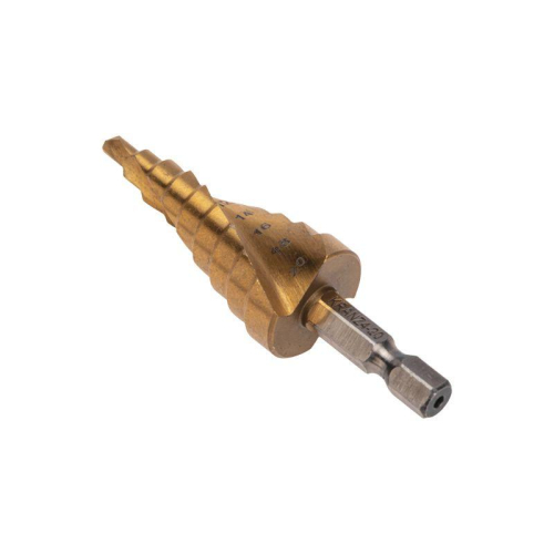 Сверло ступенчатое по металлу ТИТАН 4.0-20.0мм Kranz KR-12-6611 фото 4