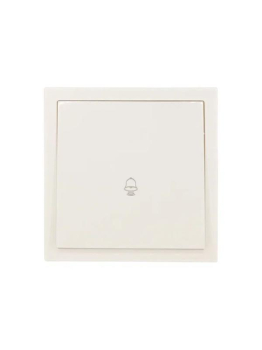 Кнопка звонка СП ZIMA IP20 безвинт. зажим слон. кость LEZARD 704-9088-103QC фото 3