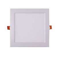 Светильник светодиодный PPL-S WH 18Вт 6500К IP40 220мм ДВО встраив. ультратонкий квадрат JazzWay 5009752A