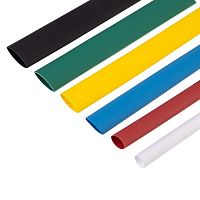 Набор трубок термоусадочных №3 MULTICOLOR ТУТ нг (уп.13шт по10см) Rexant 29-0103