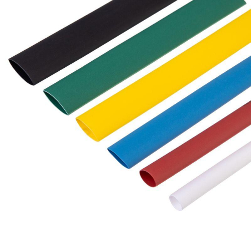 Набор трубок термоусадочных №3 MULTICOLOR ТУТ нг (уп.13шт по10см) Rexant 29-0103