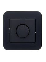 Светорегулятор СП 800Вт ASTI в сборе черн. бархат LEZARD 7081-4242-115