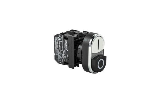 Кнопка сдвоенная выступающая (1НО+1НЗ) черн./бел. EMAS B102K21HB Кнопка сдвоенная выступающая (1НО+1НЗ) черн./бел. EMAS B102K21HB