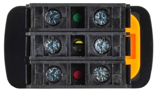 Кнопка "I-O" d22мм 1НО+1НЗ MASTER с подсветкой IEK MI-BT60-11DR-3-11-K51 фото 3