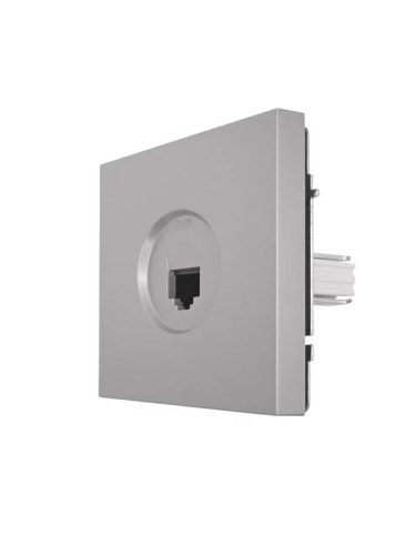 Розетка компьютерная 1-мест. СП ZIMA IP20 сер. матов. LEZARD 704-7488-140 фото 2