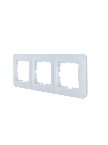 Рамка 3-м ASTI горизонт. бел. LEZARD 7081-0200-148 фото 3