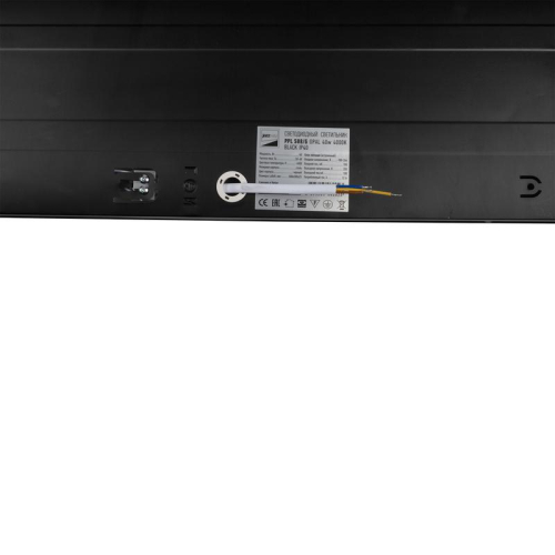 Светильник светодиодный ДВО PPL 588/G OPAL 40Вт 4000К IP40 588х588х25мм BLACK Грильято Pro JazzWay 5062023 фото 6
