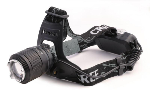 Фонарь налобный аккумуляторный LED5339 3.7В LED+син. LED 5Вт фокус 2 ак. 4 реж USB черн. Ultraflash 15041 фото 3