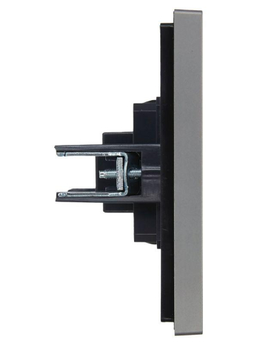 Розетка HDMI FORTE&PIANO FP540 сталь IEK FP-H10-K46 фото 4