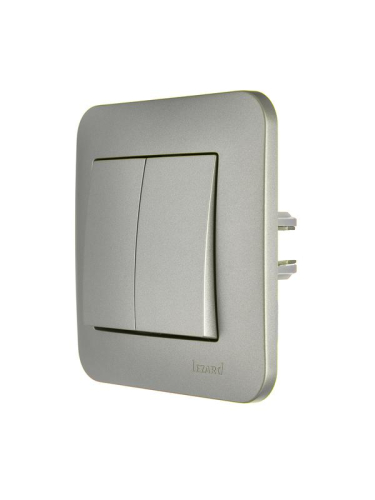 Выключатель 2-кл. 1п СП ASTI 10А IP20 в сборе платина. LEZARD 7081-3535-101 фото 4 Выключатель 2-кл. 1п СП ASTI 10А IP20 в сборе платина. LEZARD 7081-3535-101 фото 4